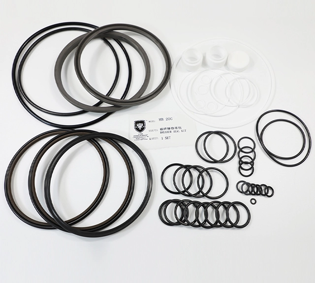 Components of the Hydraulic Breaker Seal Kit