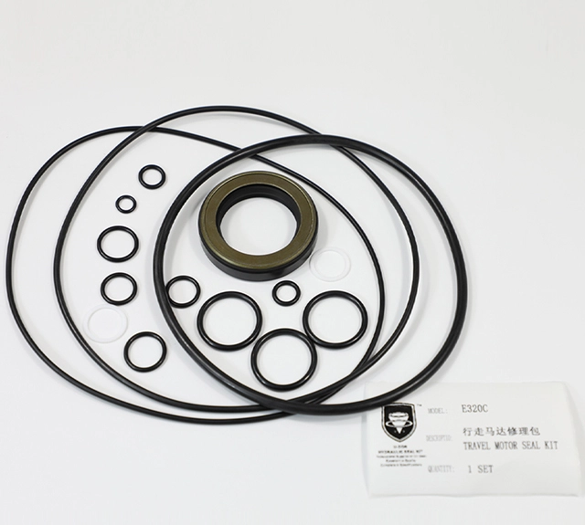 Components of the Travel Motor Seal Kit